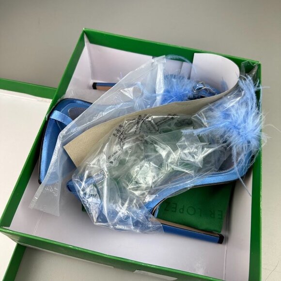 JLO Jennifer Lopez x REVOLVE Sunset Sandal in Wave - Picture 7 of 7